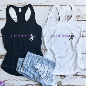 2EasyFitness Racerback Logo Tank