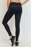 "RiRi" Diamond Jacquard Block Highwaist Leggings