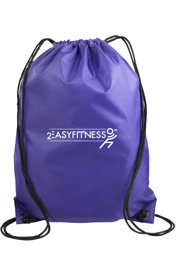 2EasyFitness Logo Drawstring Backpack Bag