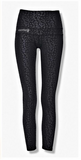 "Onyx" High Waisted Black Leopard Print Leggings